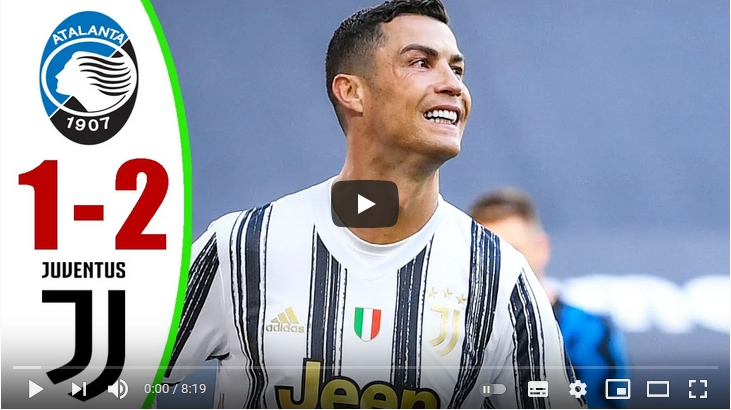 ไฮไลท์ฟุตบอลโคปา อิตาเลีย คัพ อตาลันต้า 1 - 2 ยูเวนตุส